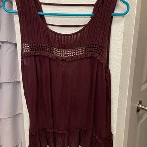 Maroon Tank Top